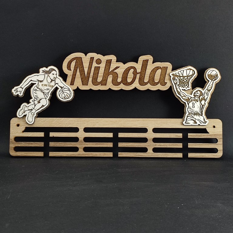 Držač za medalje – košarka – Nikola